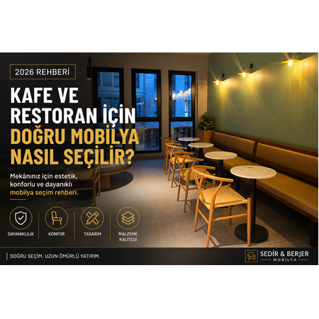 Kafe ve Restoran İçin Doğru Mobilya Nasıl Seçilir? (2026 Rehberi)