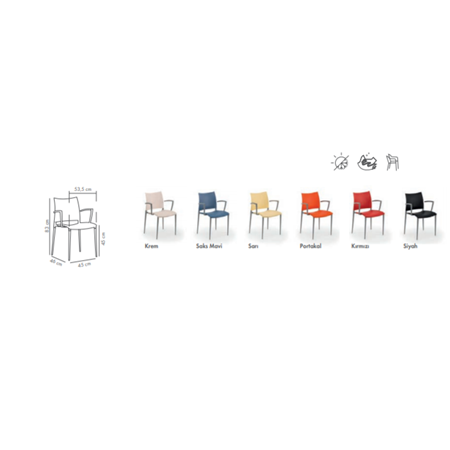 Neptün Bahçe Sandalyesi