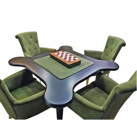 Okey Masası - Elips 4 Yanlıklı Okey Masası