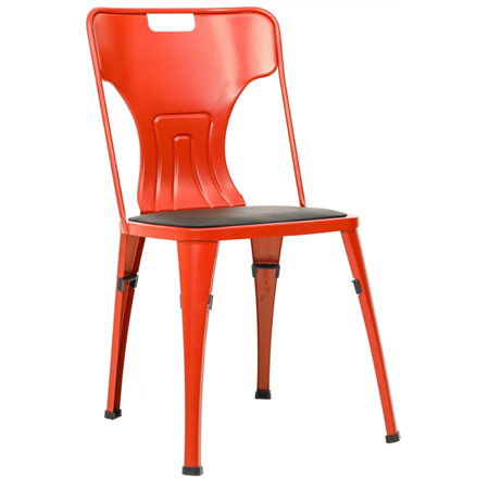 Metal Tones Sandalye - Kırmızı